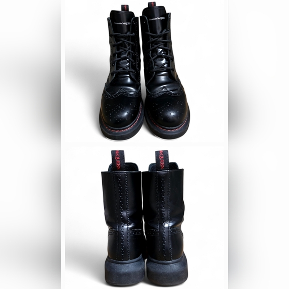 Alexander McQueen | Hybrid Wingtip Combat Boots | With Box & Accessories - Picture 7 of 16